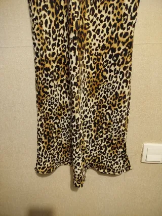 Falda larga estampado leopardo