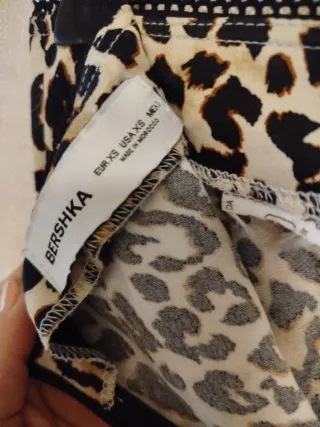 Falda larga estampado leopardo