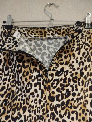 Falda larga estampado leopardo