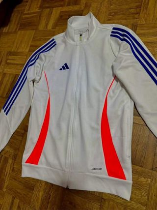 Chándal Adidas Blanco y Azul