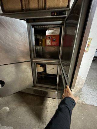 Nevera grande acero inoxidable