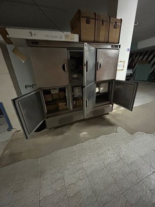 Nevera grande acero inoxidable