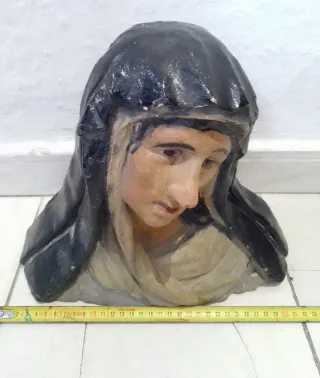 Busto Virgen Dolorosa Antigua