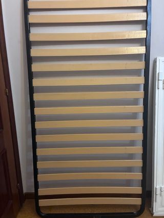 Somier de madera y metal