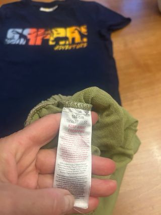 Completo bimbo: maglietta e pantaloni chiedi misur