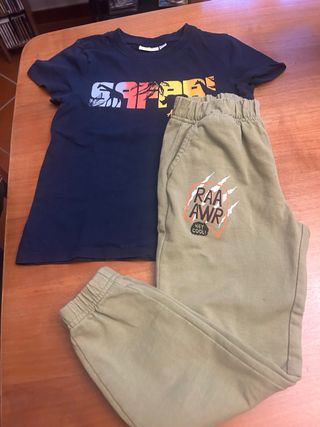 Completo bimbo: maglietta e pantaloni chiedi misur