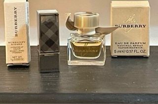 Perfume y barra de labios Burberry