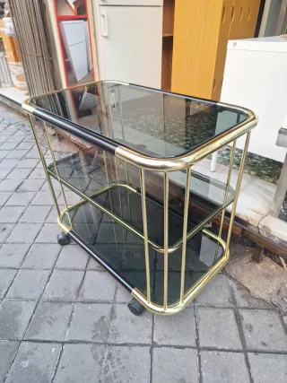 Bar CAMARERA cristal Dorado