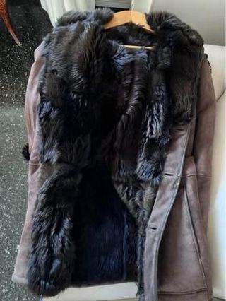 Giaccone Sherling Montone Marrone