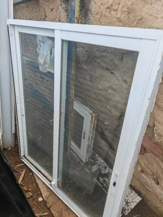 Ventana aluminio corredera 110x100