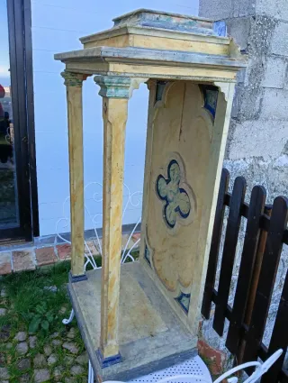 Mobile antico, trono per statua o ostensorio,'800