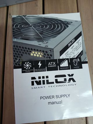 Nilox PSNI - Fuente de alimentación para PC 500 W