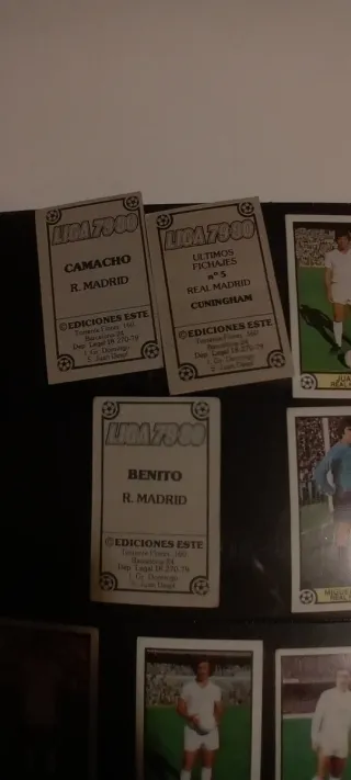 Cromos fútbol Real Madrid