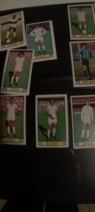 Cromos fútbol Real Madrid