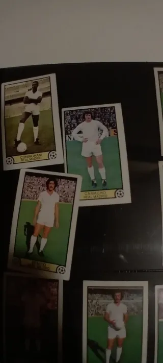Cromos fútbol Real Madrid