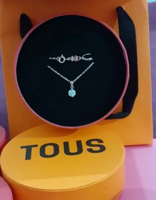 Cadena Tous y colgante brillante circonita luxente