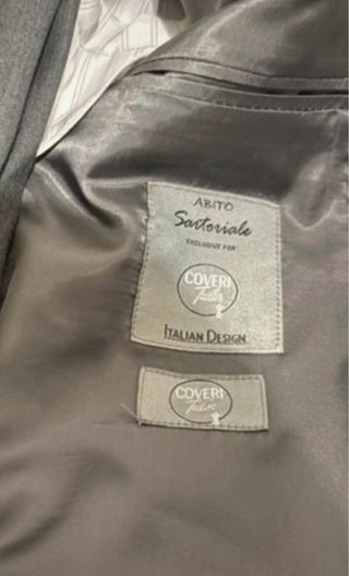 Completo Enrico Coveri Uomo Grigio Taglia M