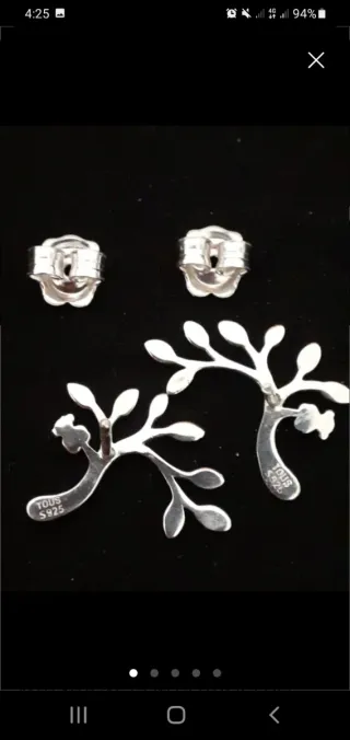 Pendientes TOUS Fragile Nature Plata 925