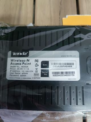 Router Tenda W300a 300mbps Wireless