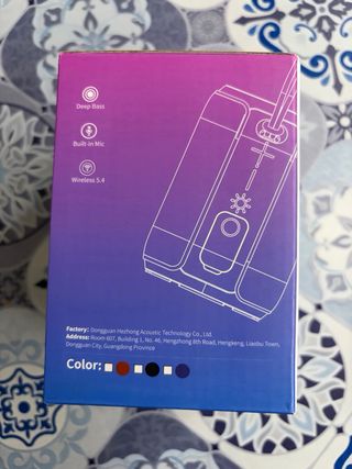 Altavoz Inalambrico JBL Morado Negro