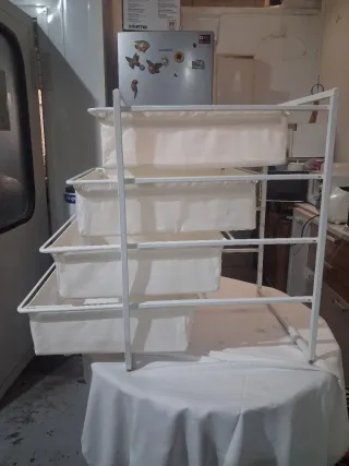 Cajonera Tela Ikea Blanca