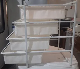 Cajonera Tela Ikea Blanca