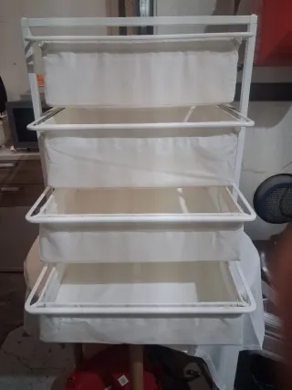 Cajonera Tela Ikea Blanca