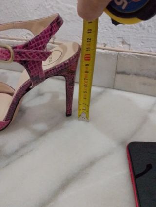 Sandalias Clizia Piel Fucsia Talla 39