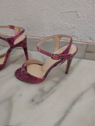 Sandalias Clizia Piel Fucsia Talla 39