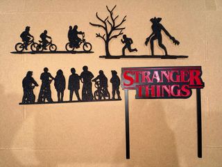 Pack Topper Tarta Stranger Things