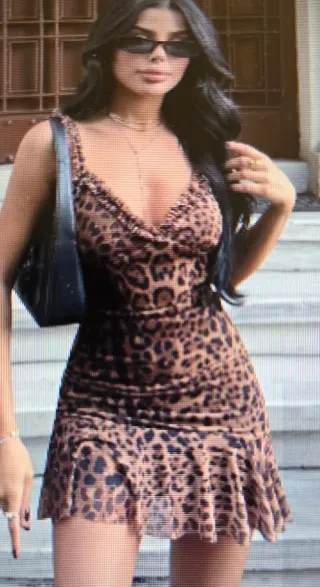 Vestido Leopardo Corto. Dispongo de varias tallas