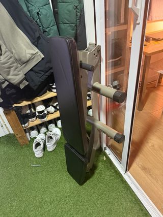 Banco de pesas  ajustable y plegable