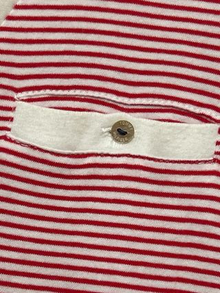 Chaqueta Tommy Hilfiger Rayas Roja Talla L