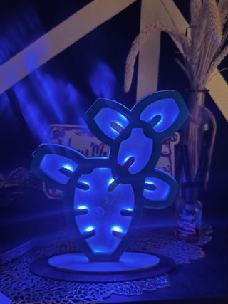 Lampada cactus fico d'india a batteria