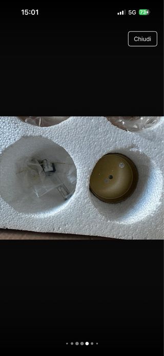 Lampadario sospeso moderno oro ambra