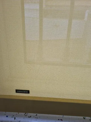 Estor enrollable amarillo tela resistente