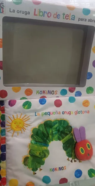 La oruga libro de tela para abrazar
