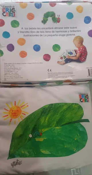 La oruga libro de tela para abrazar