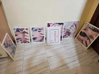 Cuadros decorativos uñas y labios