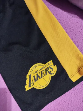 Pantalón corto Lakers Negro y Amarillo