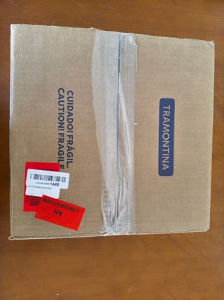 TRAMONTINA - Cacerola Solar Silicone, Rasa, de Acero Inoxidable y Terminación Brillante, con Cuerpo Triple y Tapa de Vidrio, 30