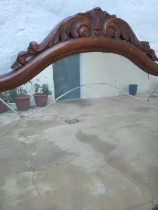 Espejo antiguo madera