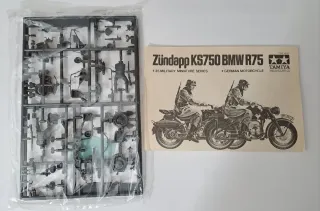 Maqueta Tamiya 1/35 Zündapp KS750 & BMW R75