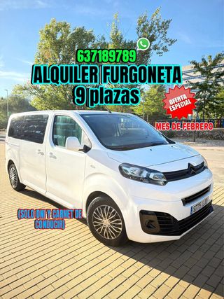 Furgonetas alquiler 9 plazas