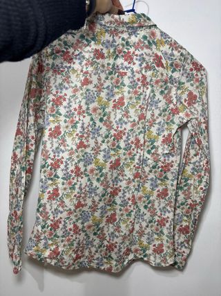 Camisa Springfield floral mujer manga larga