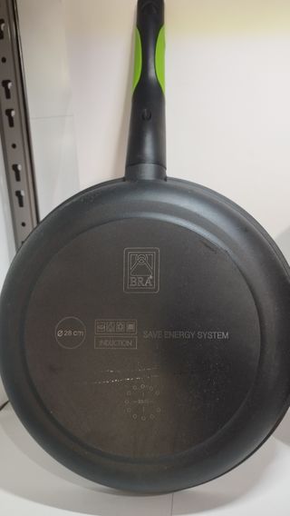 Tefal Duetto - Juego de Sartenes de 20/24/28 cm, Apto inducción, antiadherente, revestimiento titanio, Thermo-signal, sin PFOA,