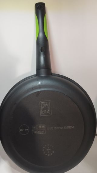 Tefal Duetto - Juego de Sartenes de 20/24/28 cm, Apto inducción, antiadherente, revestimiento titanio, Thermo-signal, sin PFOA,