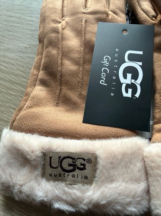 Guantes UGG Beige/Marrón Forro Polar