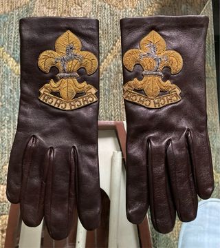 Guantes Piel Marrón CH