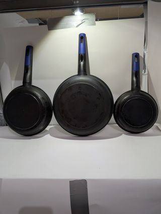 BRA Advanced Set de sartenes, aluminio fundido antiadherente sin PFOA, de rendimiento superior, resistencia a los arañazos y a l